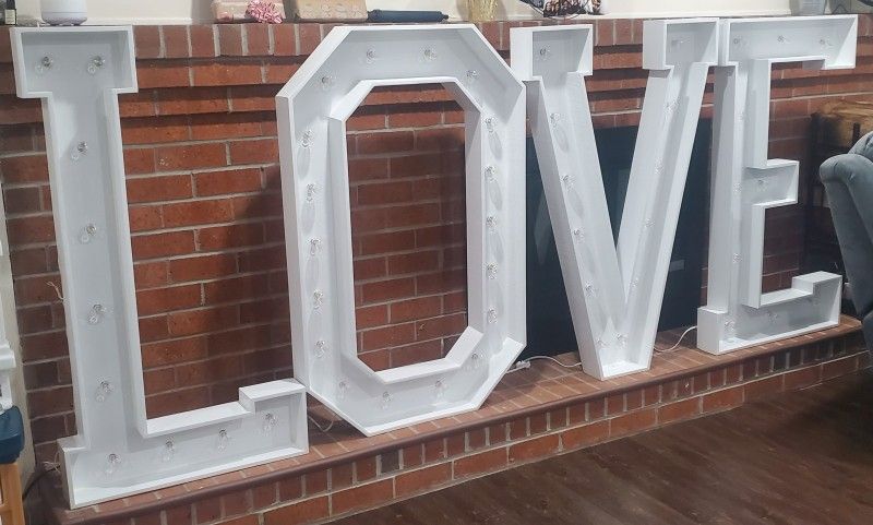 4 Ft. Marquee LOVE Letters