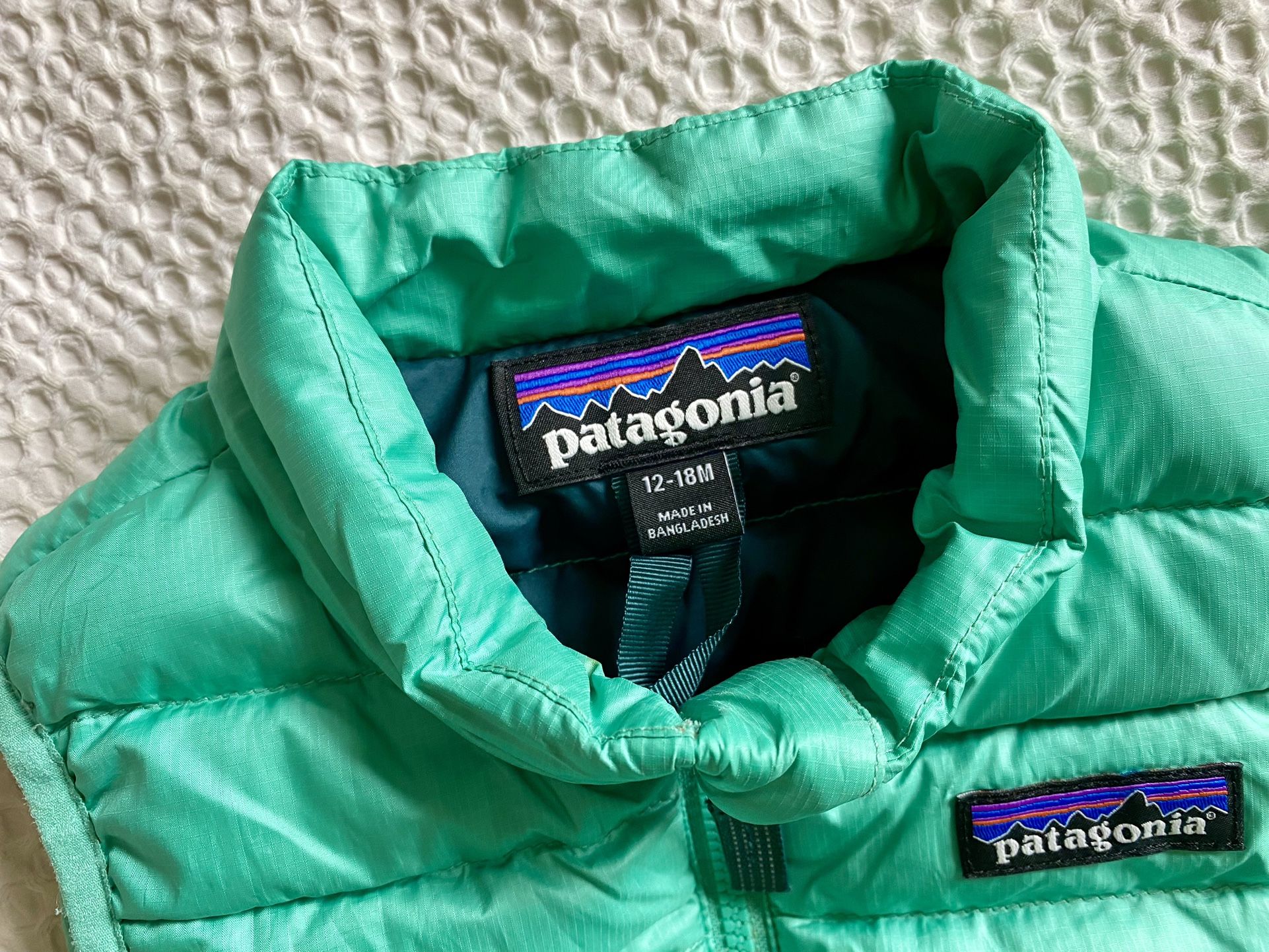 Patagonia Baby Down Sweater Vest, 12-18 months