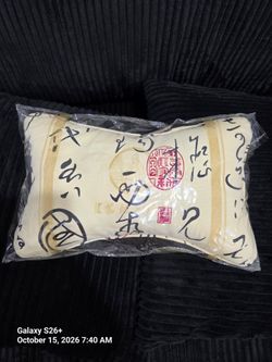 Chinese Calligraphy Decorative Pillow
