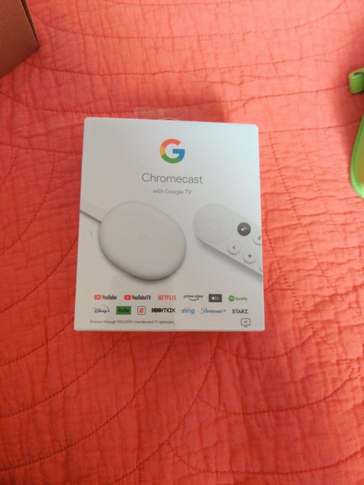 Google Chromecast with Google TV - Streaming Media Player in 4K HDR 