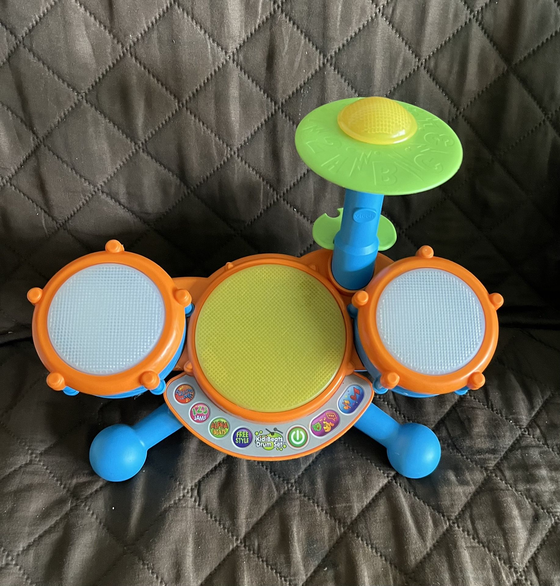 Toddler Learning Drum Set Player
