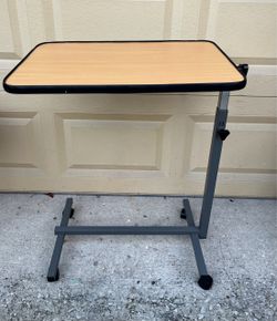 Adjustable Overbed Rolling Laptop Table