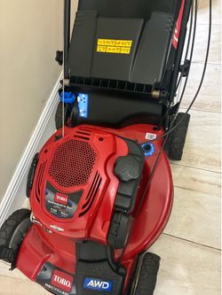 Toro lawnmower self propelled 4wd accepting offers