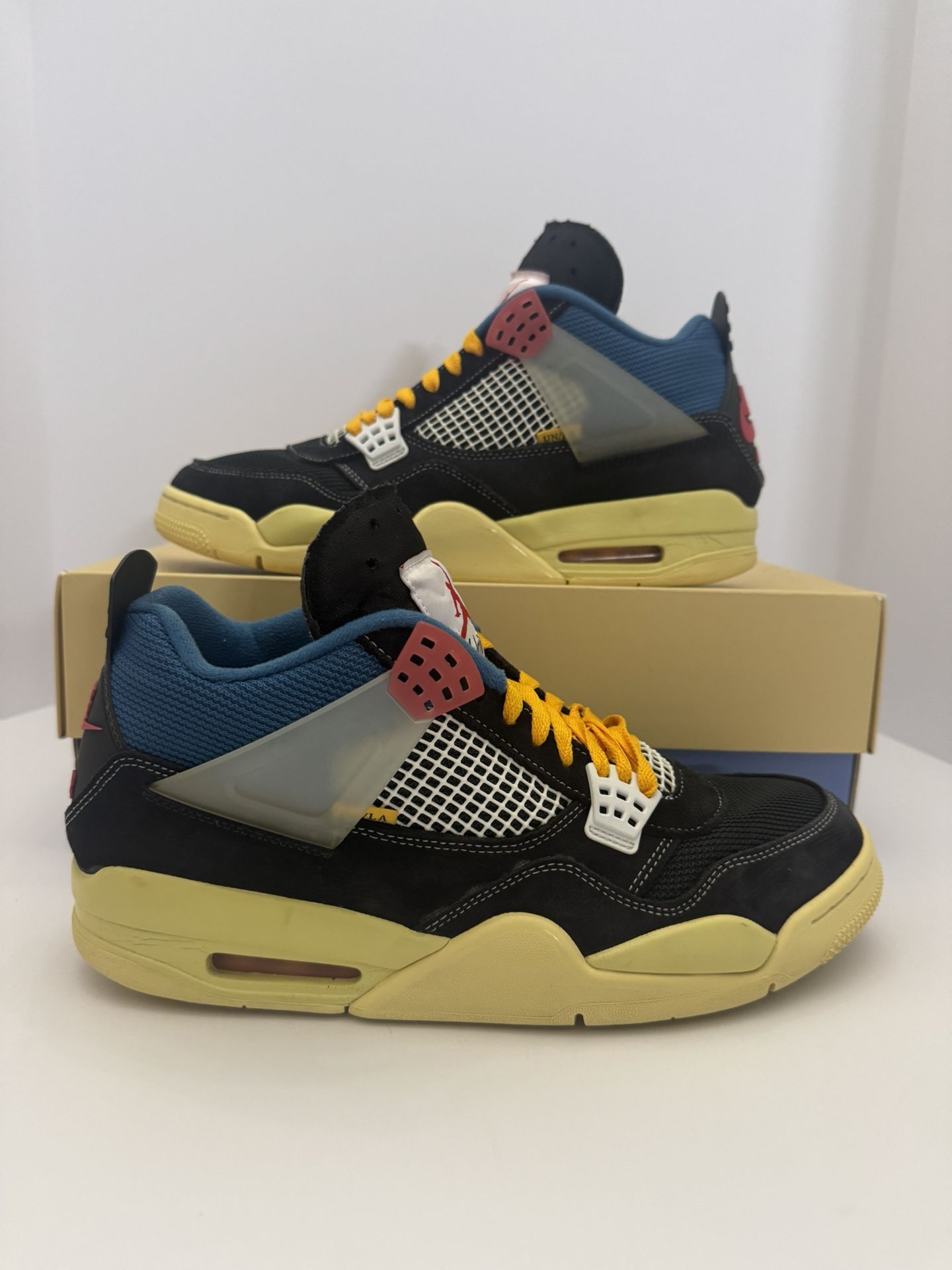 Union LA x Air Jordan 4 Retro โOff Noirโ - Size 12M - Used - 100% Authentic