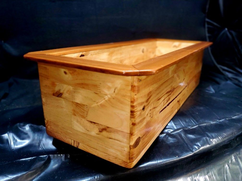 Custom Wood Planter Box, Beautiful!