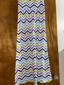 Chevron Maxi Skirt