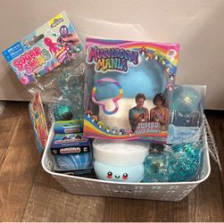 Blue Squishy Gift Basket 🩵