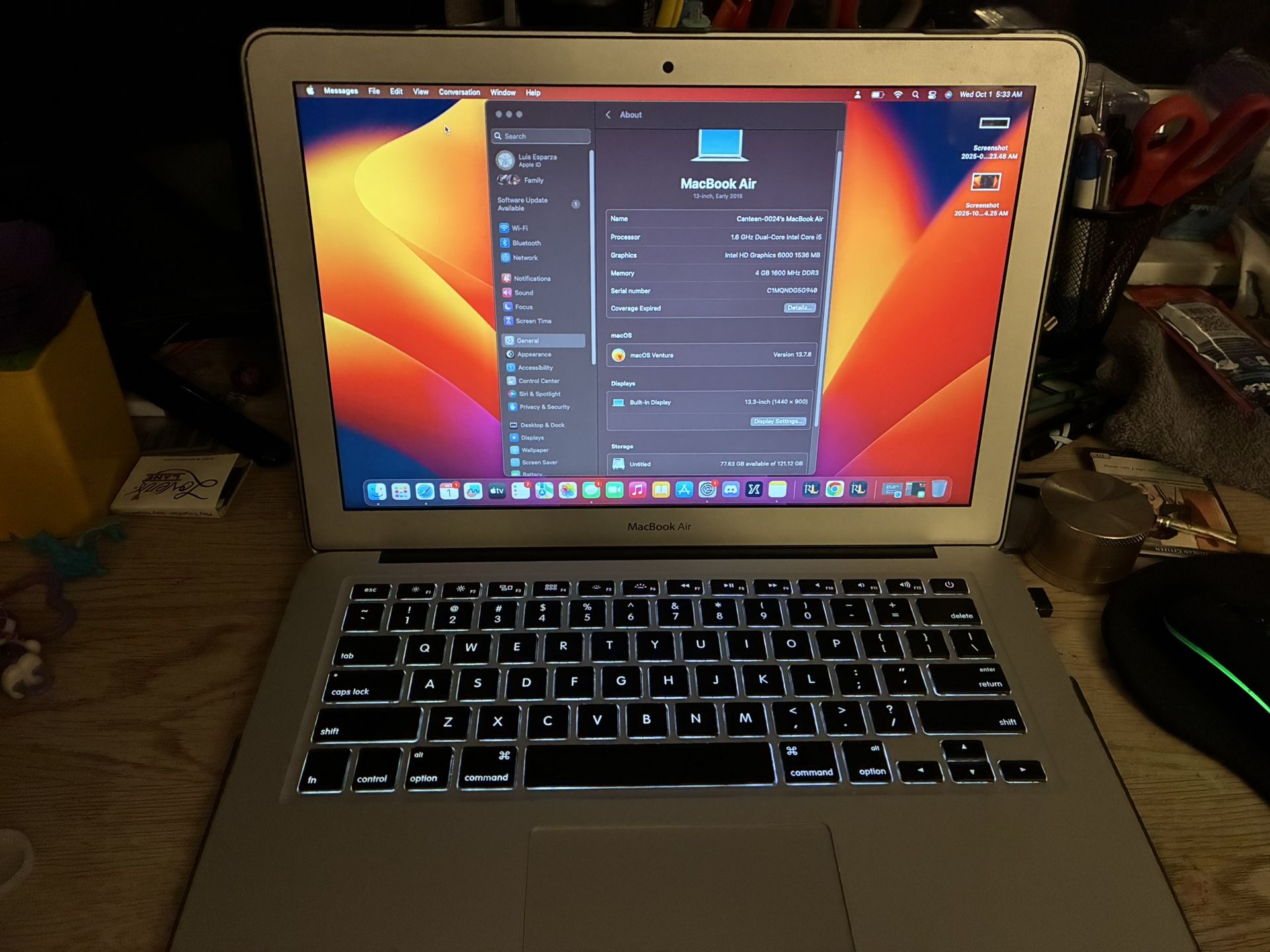 2015 MacBook Air