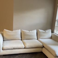 L section couch and Beige Colour