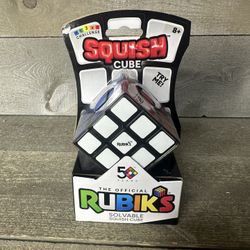 Soft Foam Rubik’s Cube - Squishy 3x3 Puzzle Toy for Stress Relief and Fidget Fun