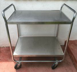 Lakeside Stainless Steel Utility Cart (Model 492)
