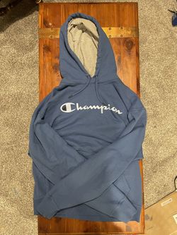 Champion Hoodie – Blue (Size Large)