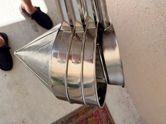 Strainers cone shaped stainless steel