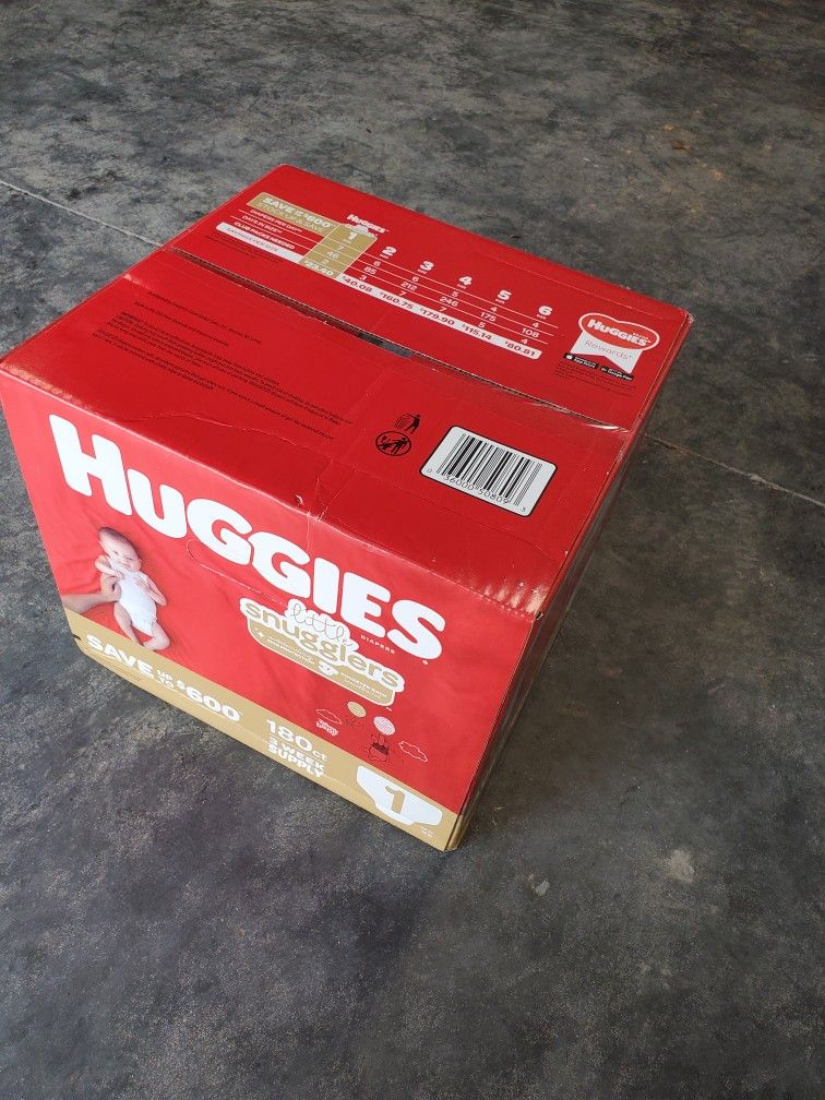 Diapers / Pampers - Number 1 Size - Brand New Sealed Unopened