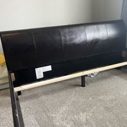 Leather Queen Size Bed Frame