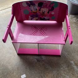 Minnie Mouse Desk And Bench 
