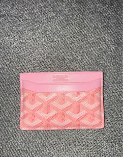 Goyard Paris Card Holder Pink