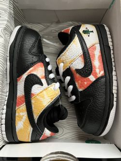 Nike SB Dunk Low Toddlers Ray Gun Tie-Dye Black Size 8C