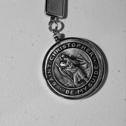 Saint Christopher keychain.  Be My Guide 