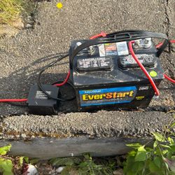 Battery plus motor