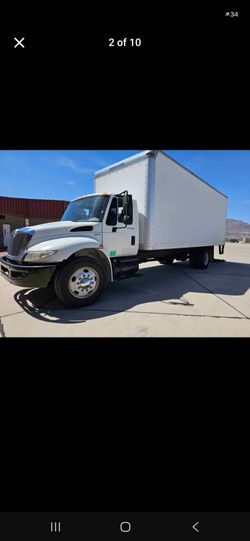2008 international durastar 26ft box truck w liftgate