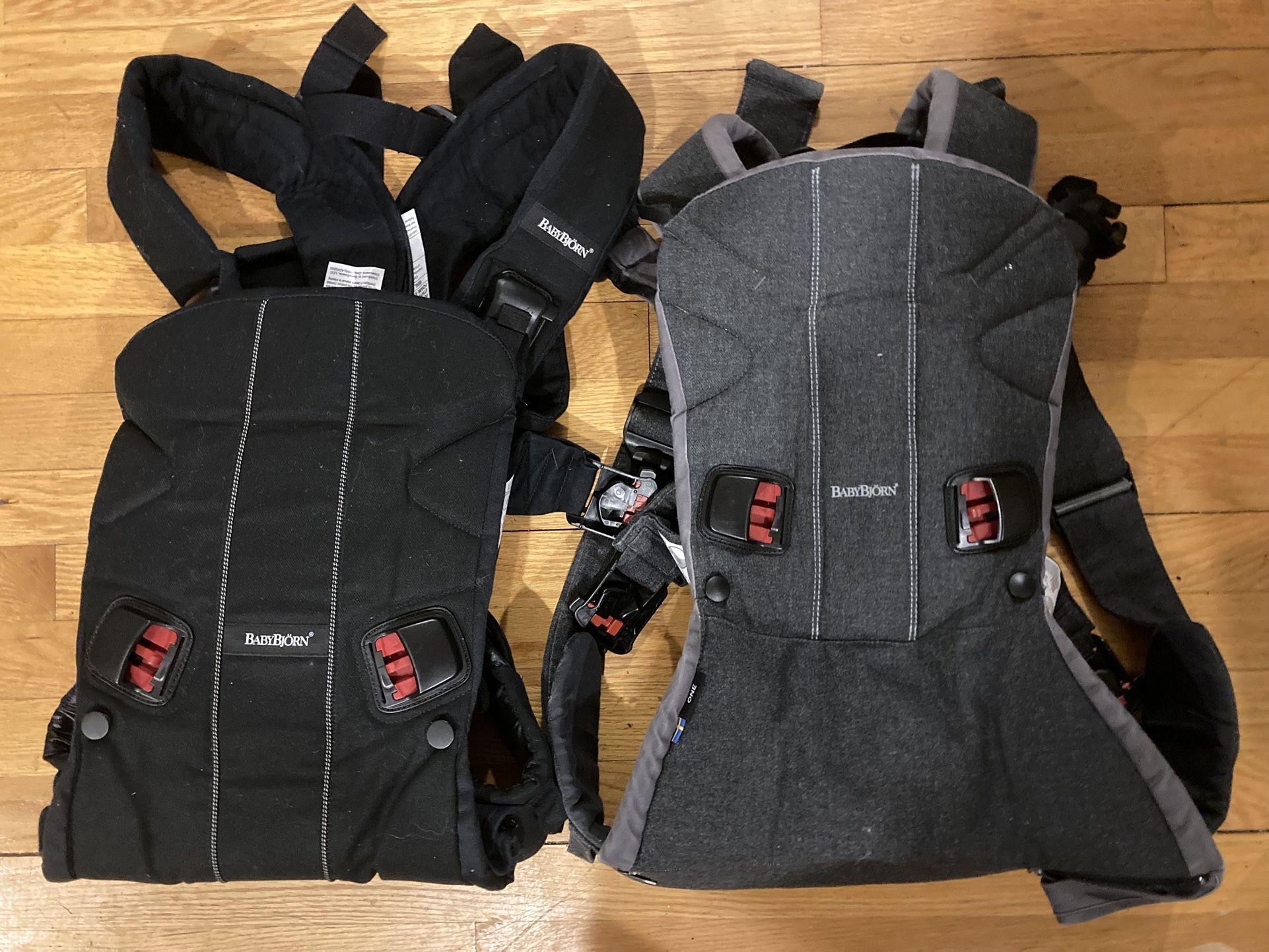 (2) BABY BJORN Front Bsby Carriers