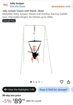 Jolly Jumper Classic Baby Jumper with Stand
