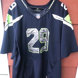 Nike Authentic On-Field Seattle Seahawks #29 Earl Thomas III  Size Xlarge