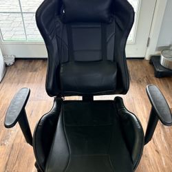 Gaming Computer Office Rolling Chair w/ Back Massager 