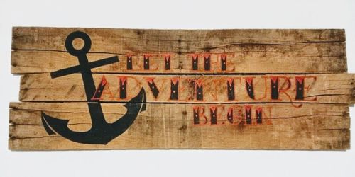 Child Bedroom Sign - Let the Adventure Begin