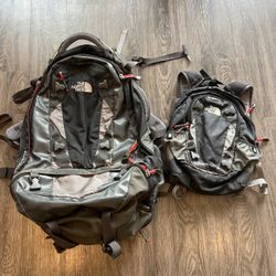 Northface large Hiking Backpack And Daypack 