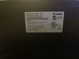 D-link dgs-1016d 16 Port Network Switch