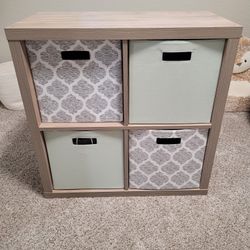 Cube Organizer With Bins
