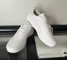 adidas gazelle silver green womens Court Platform CLN Shoes Cloud White / Cloud White / Cloud White –  Sportamore.com main image 1