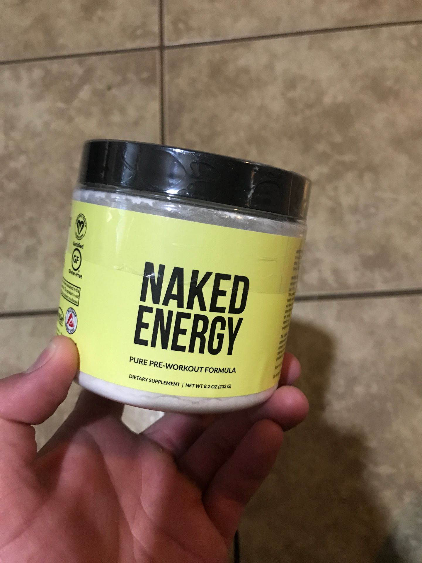 All natural Pre Workout 🏋️‍♀️ Naked Energy (no flavor)