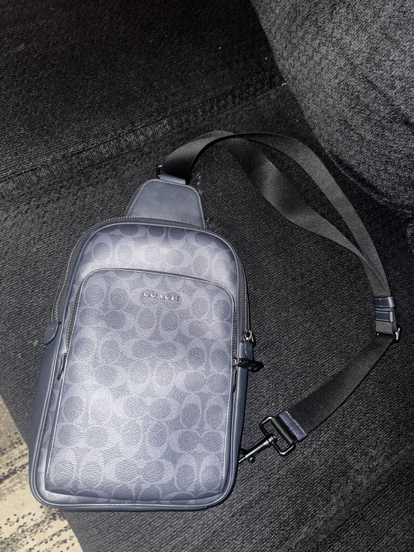 Dark Blue Coach Bag