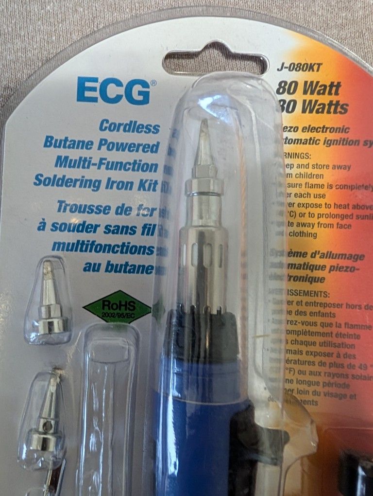Soldering Iron Powered By Butane