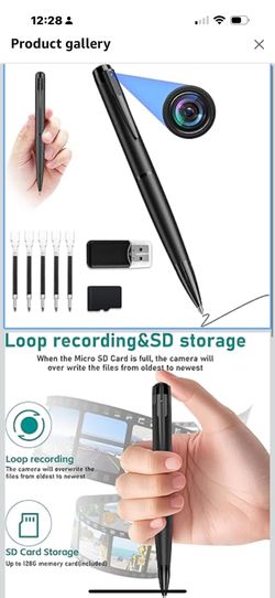 1080P Mini Camera for Home with 64GB Card Security Camera with Motion Detection Night Vision