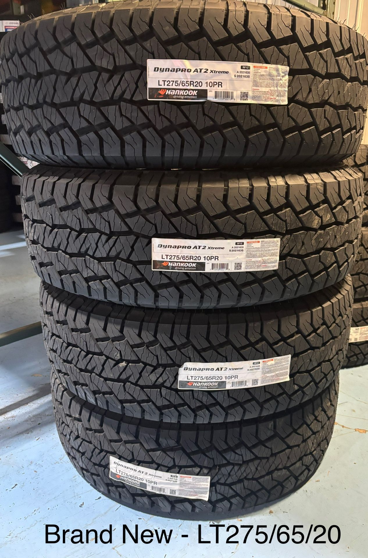 (4) - 275/65/20 Hankook Dynapro AT2 Xtreme Tires