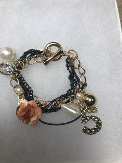 Fashion bracelets with charms, 7inches