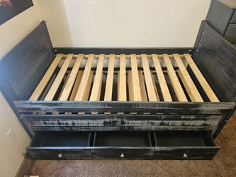 Twin Size Trundle Bed