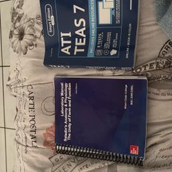 TEAS Book And Anatomy And Physiology Book 