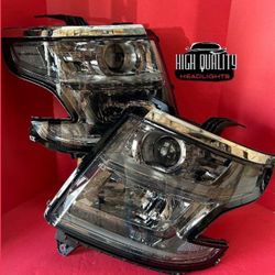 Chevy Tahoe 2015. 2020 headlights.