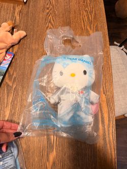 vintage  2000 McDonald's Hello Kitty Dear Daniel Wedding Plush Tuxedo Groom SEALED MINT