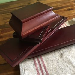 Set of four floating shelves!