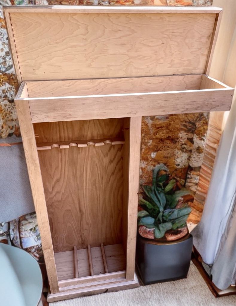 Maple Hunting Cabinet