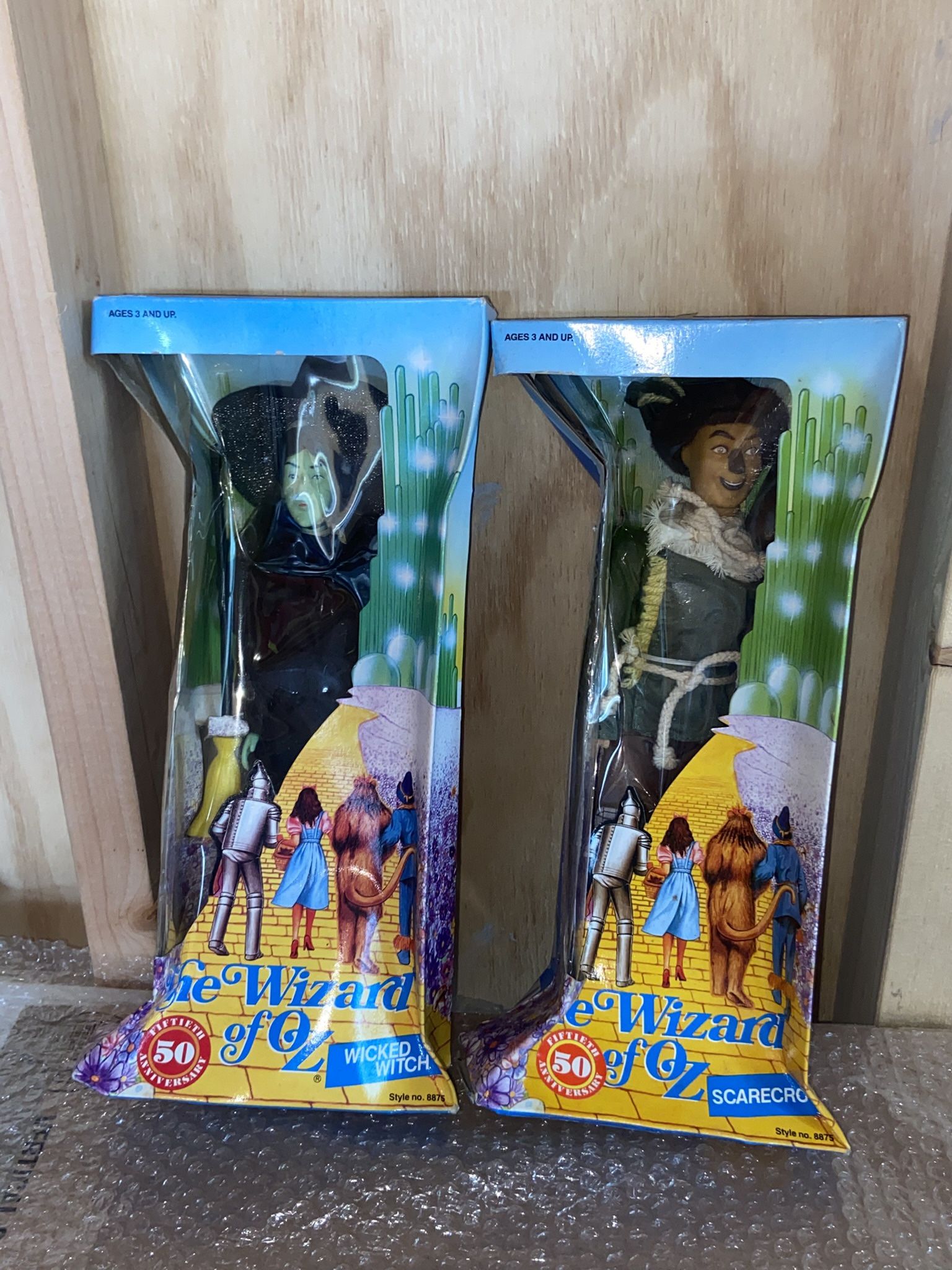 1988 The Wizard Of Oz 50th Anniversary Wicked Witch & Scarecrow Doll Dolls New