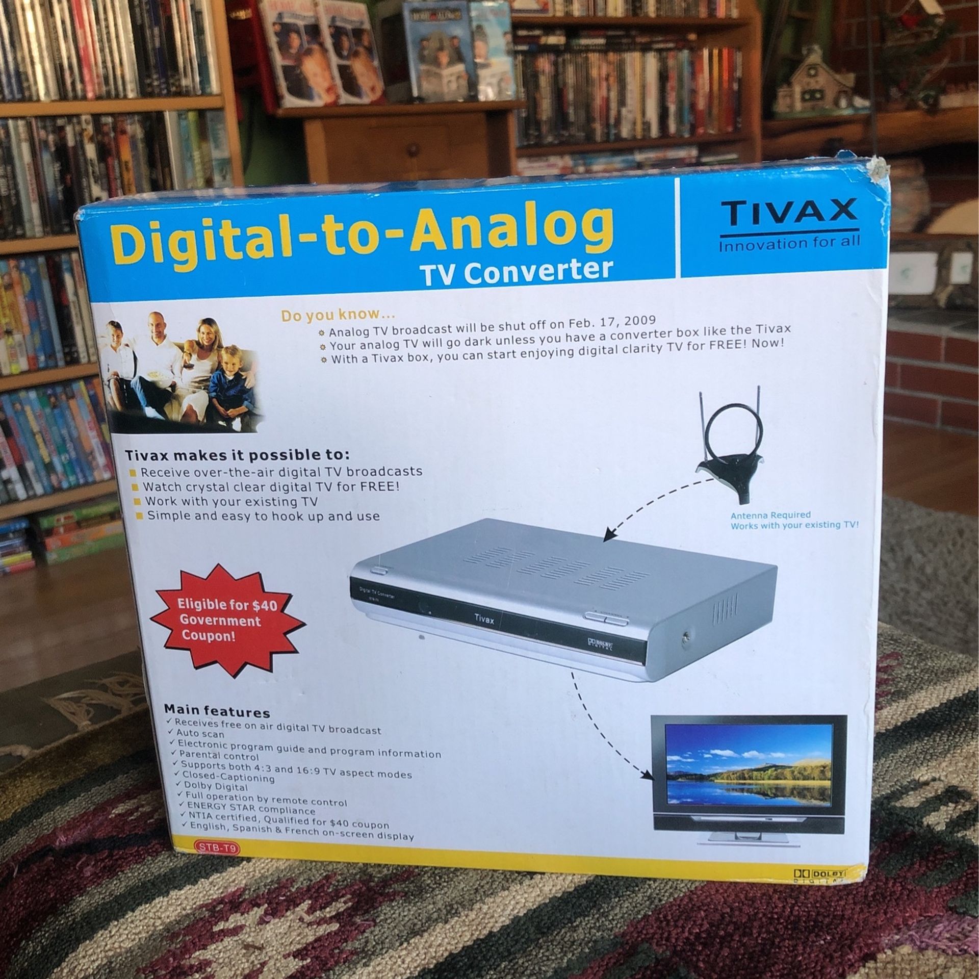 Brand New TIVAX Digital To Analog TV` Converter!