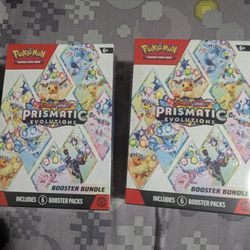 Pokémon Prismatic Evolutions Booster Bundles.