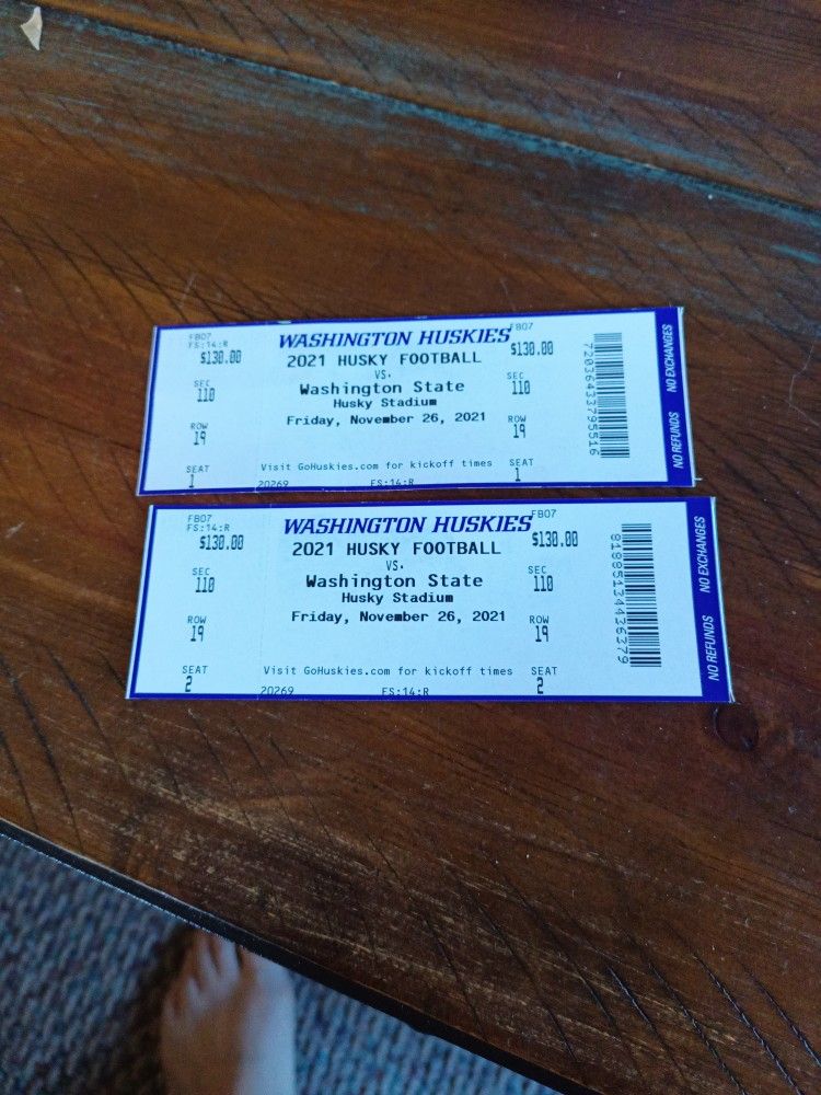 Apple Cup Tickets